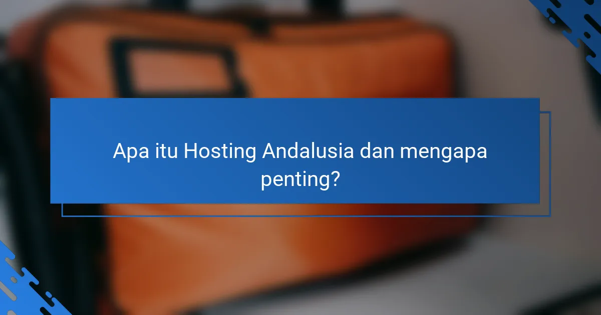 Hosting Andalusia: Dampak Kecepatan Akses terhadap SEO dan Pengalaman Pengguna